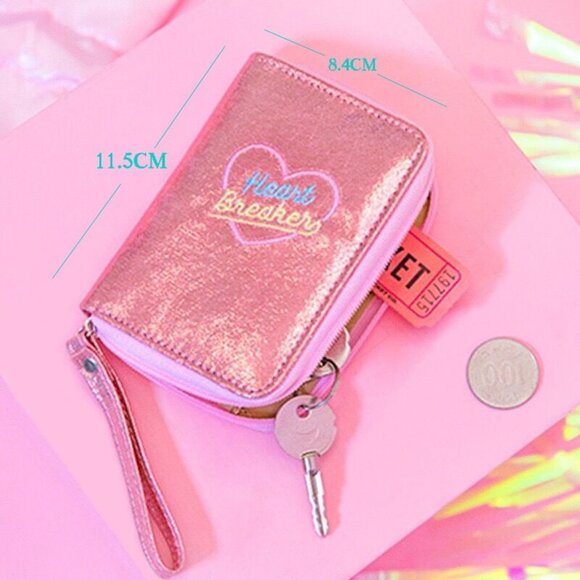 Bentoy Small Wallet Holographic "Heart Breaker" - Picture 5 of 5